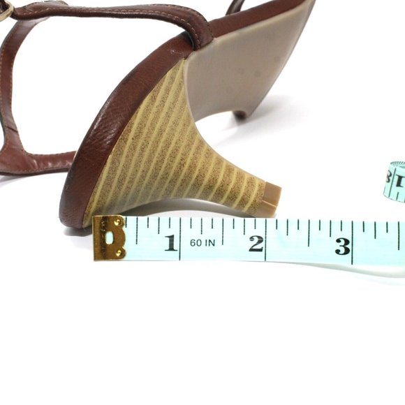 Unlisted by Kenneth Cole Womens Size 9.5M Kind Deed Luggage Brown Strappy Sandal - Picture 13 of 13